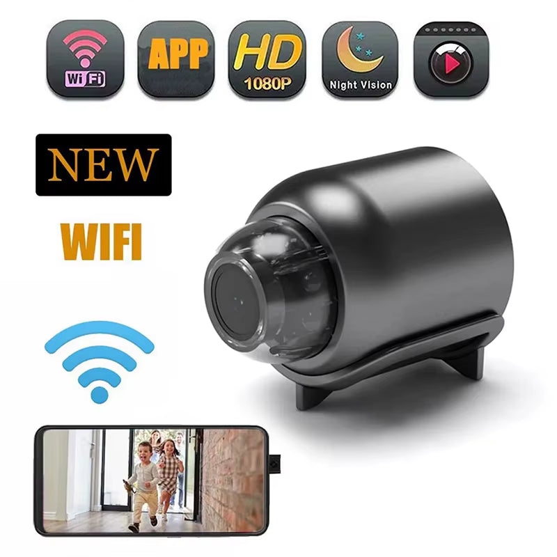 StealthGuard X5 Mini: Smart WiFi Camera with Sound Detection & App Control